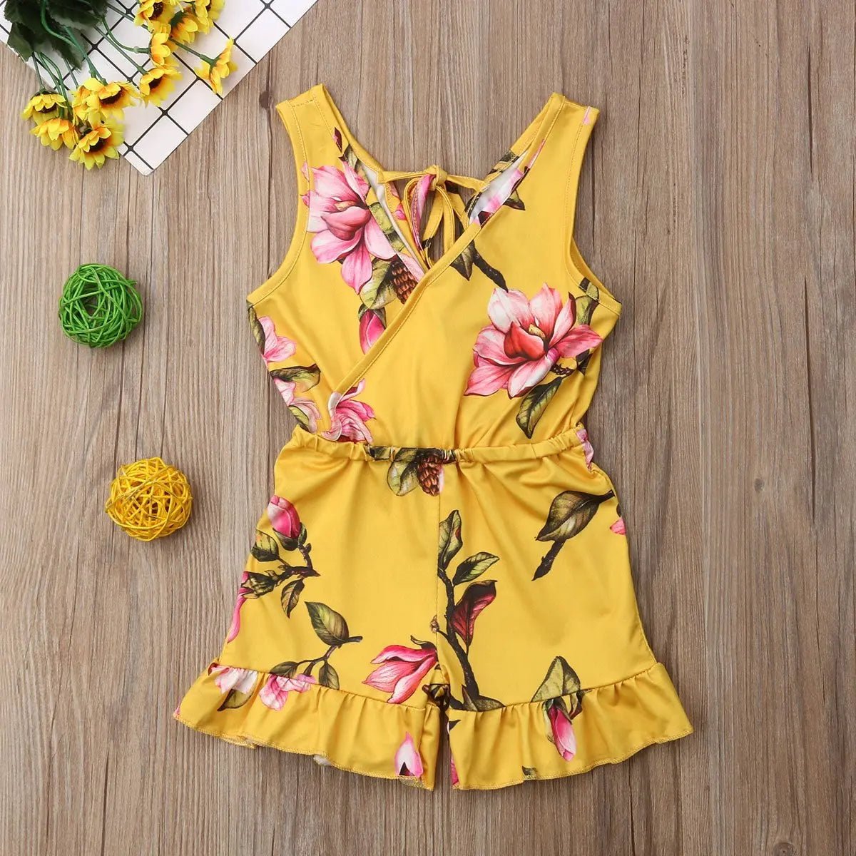 Bloom Baby Bloom – Summer Floral Romper - Handpicked Hub