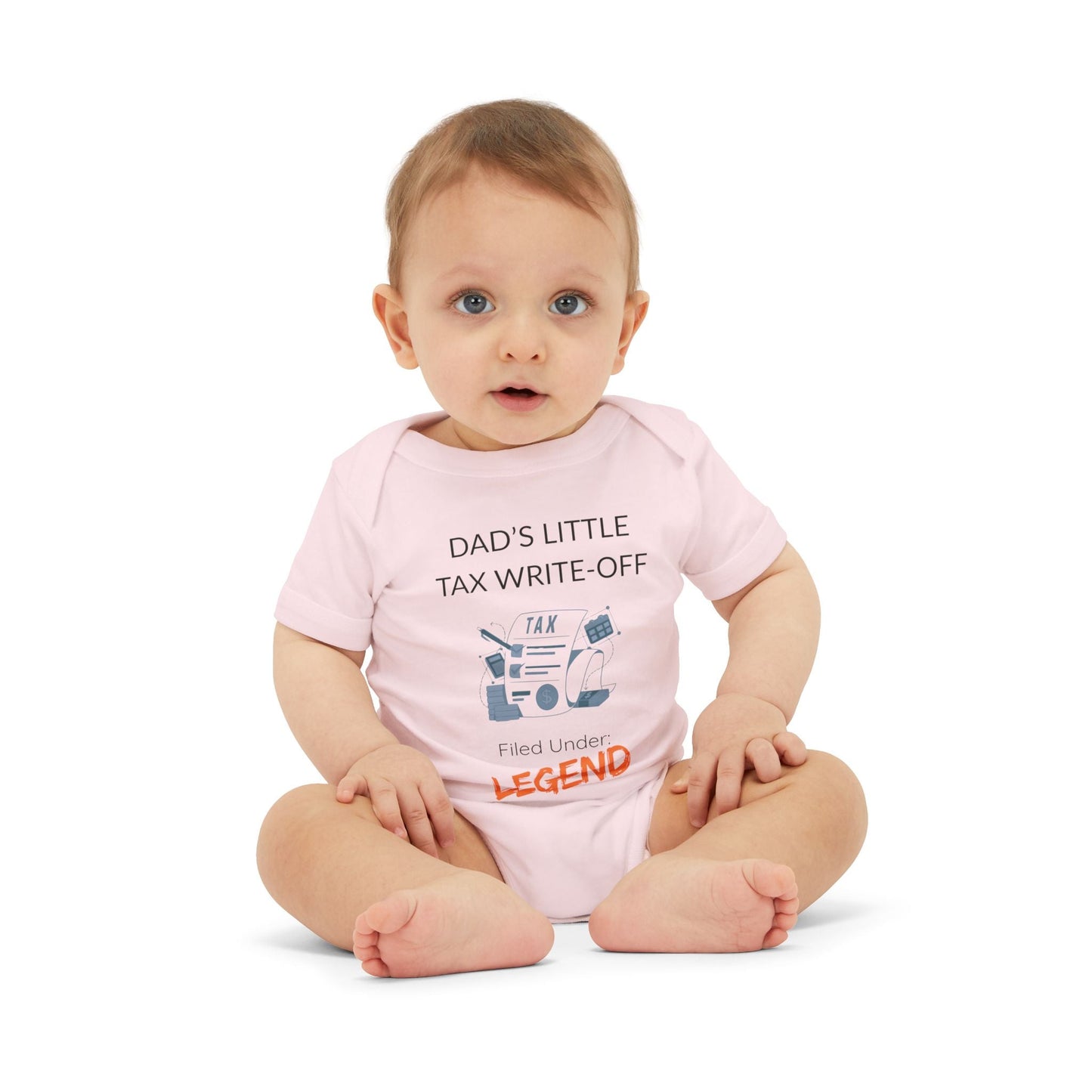 'Dad's Little Tax Write - Off' - Onesie - Handpicked Hub