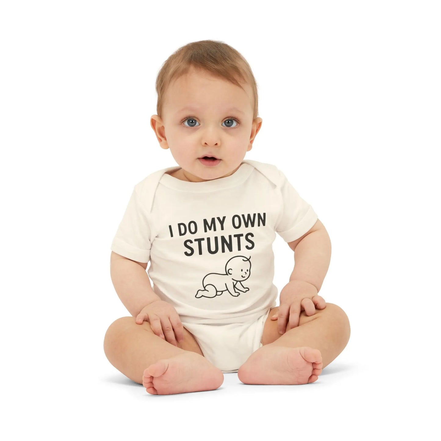 Funny Baby Onesie – “I Do My Own Stunts” – Soft Cotton Bodysuit for Little Daredevils - Handpicked Hub