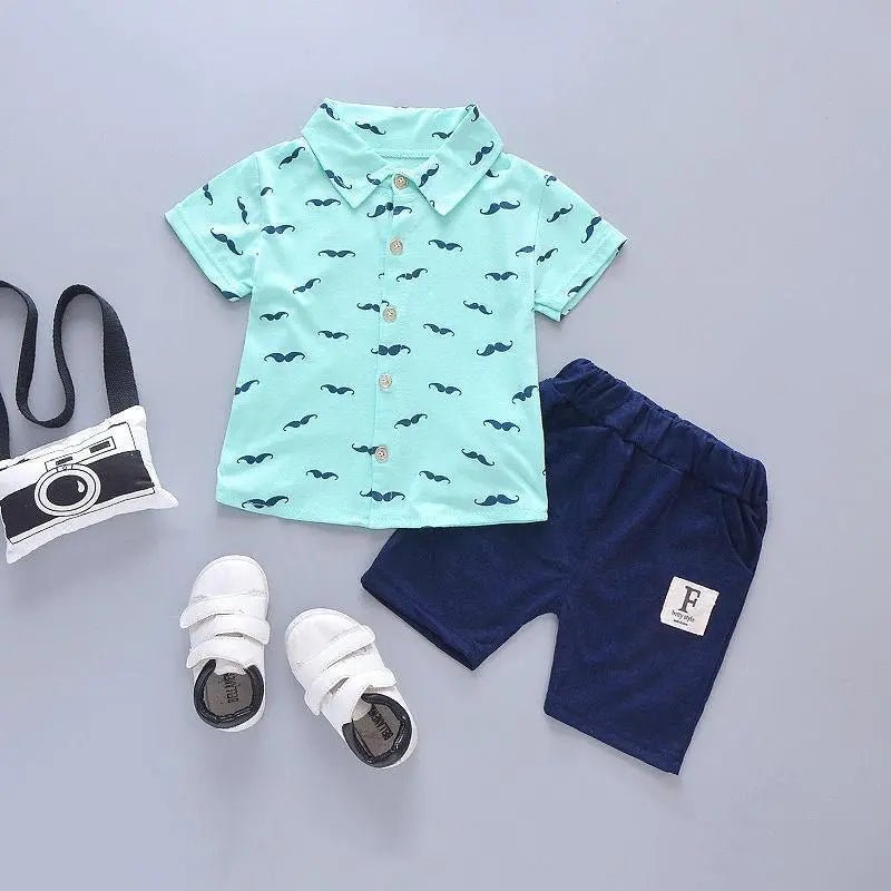 Tiny Tourist Set – Summer Shirt & Shorts Combo - Handpicked Hub