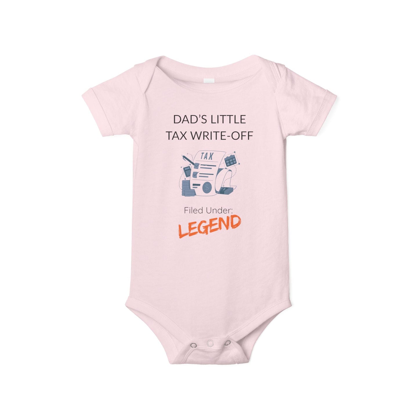 'Dad's Little Tax Write - Off' - Onesie - Handpicked Hub