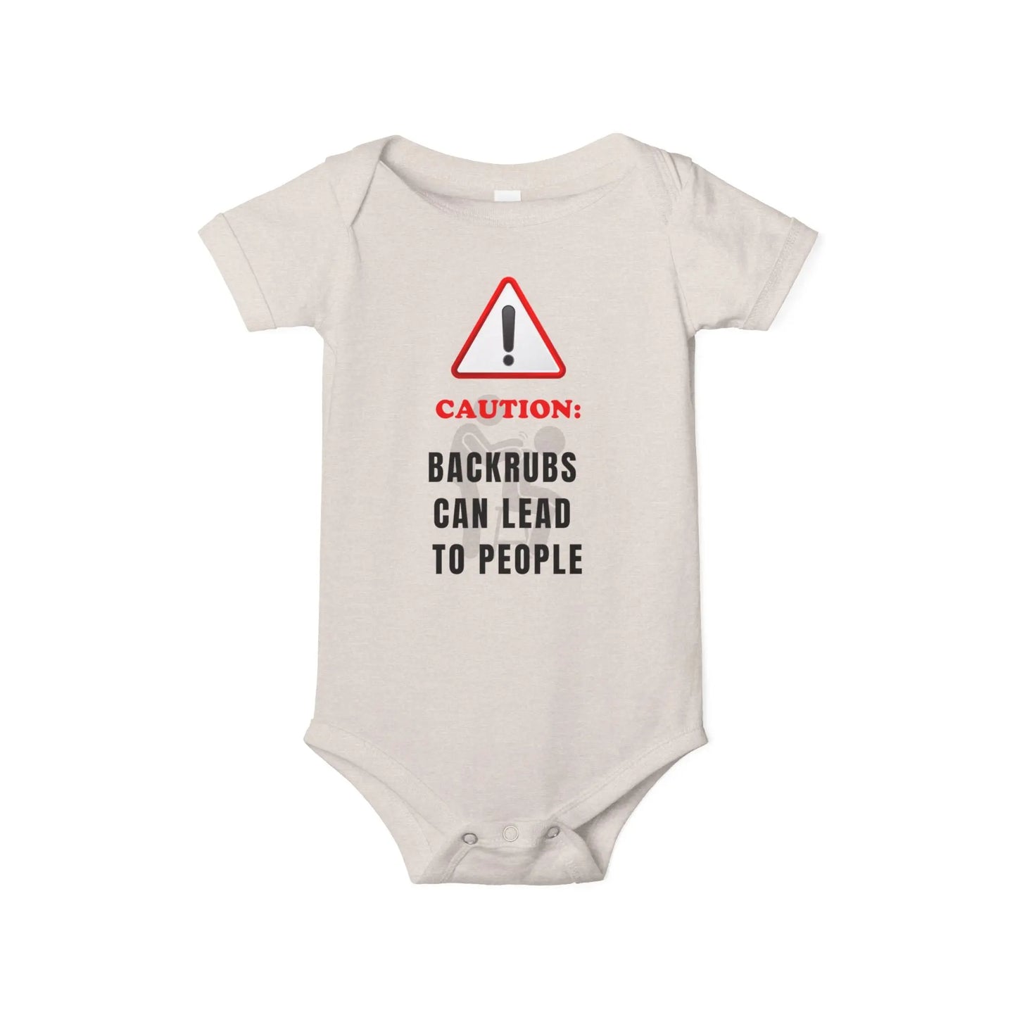 Funny Baby Shower Gift – “Backrubs Can Lead to People” Bodysuit - Handpicked Hub