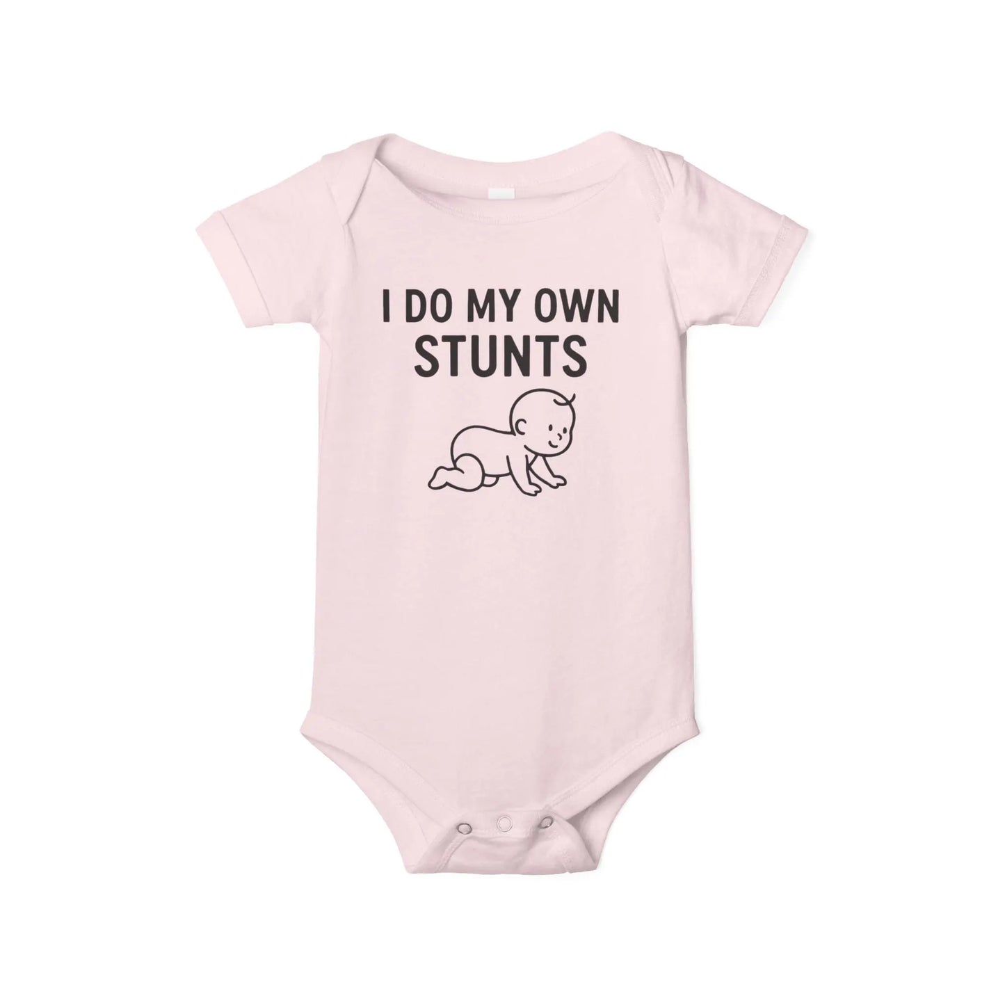 Funny Baby Onesie – “I Do My Own Stunts” – Soft Cotton Bodysuit for Little Daredevils - Handpicked Hub