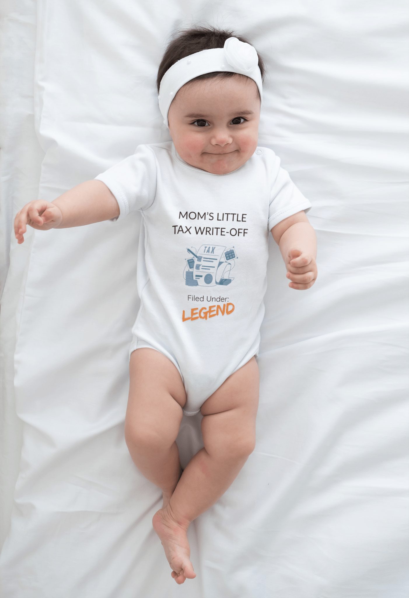 "Mom's Little Tax Write - off" - Onesie - Handpicked Hub