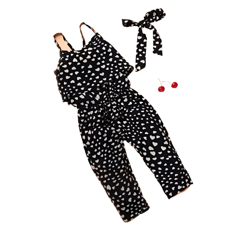 DotDotDarlin’™ – Sleeveless Cotton Jumpsuit for Girls - Handpicked Hub