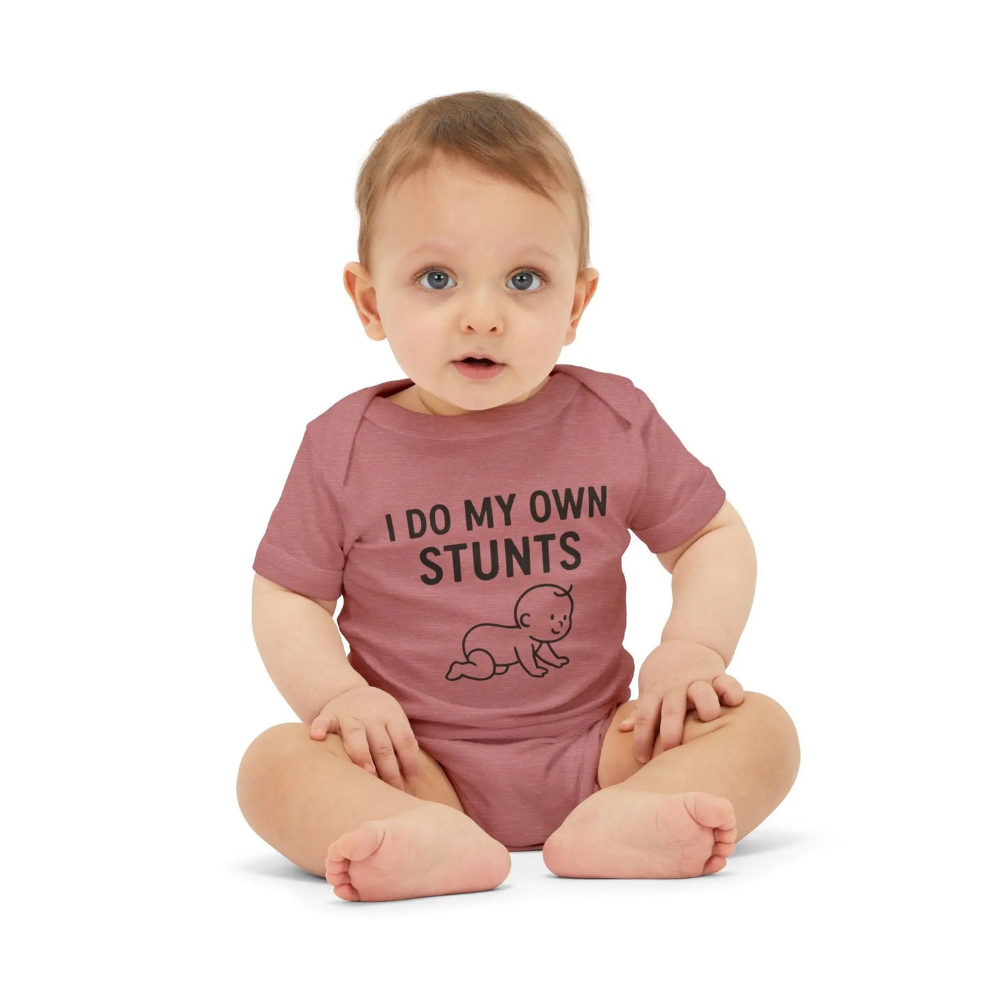 Funny Baby Onesie – “I Do My Own Stunts” – Soft Cotton Bodysuit for Little Daredevils - Handpicked Hub