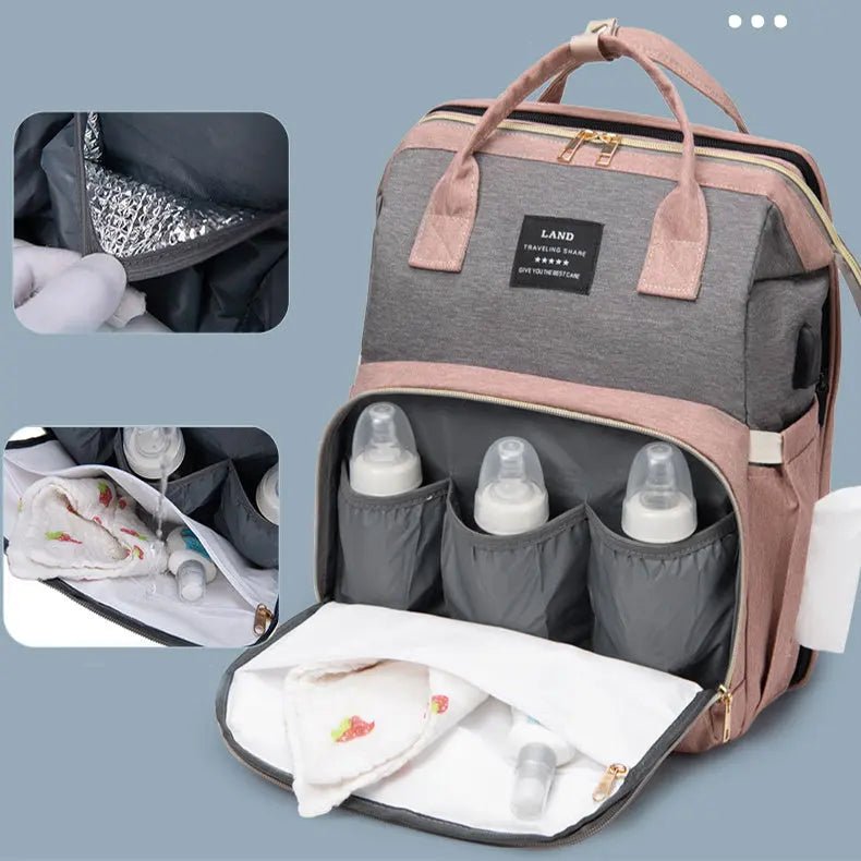 NapperPack™ – Foldable Baby Crib Backpack - Handpicked Hub
