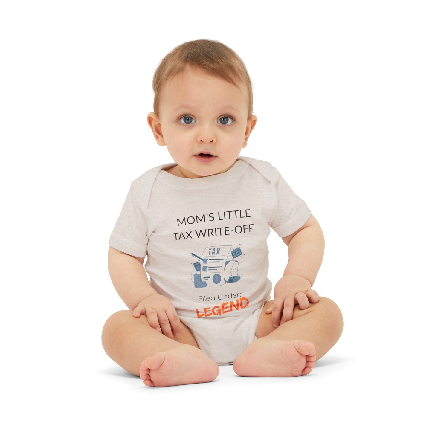 "Mom's Little Tax Write - off" - Onesie - Handpicked Hub