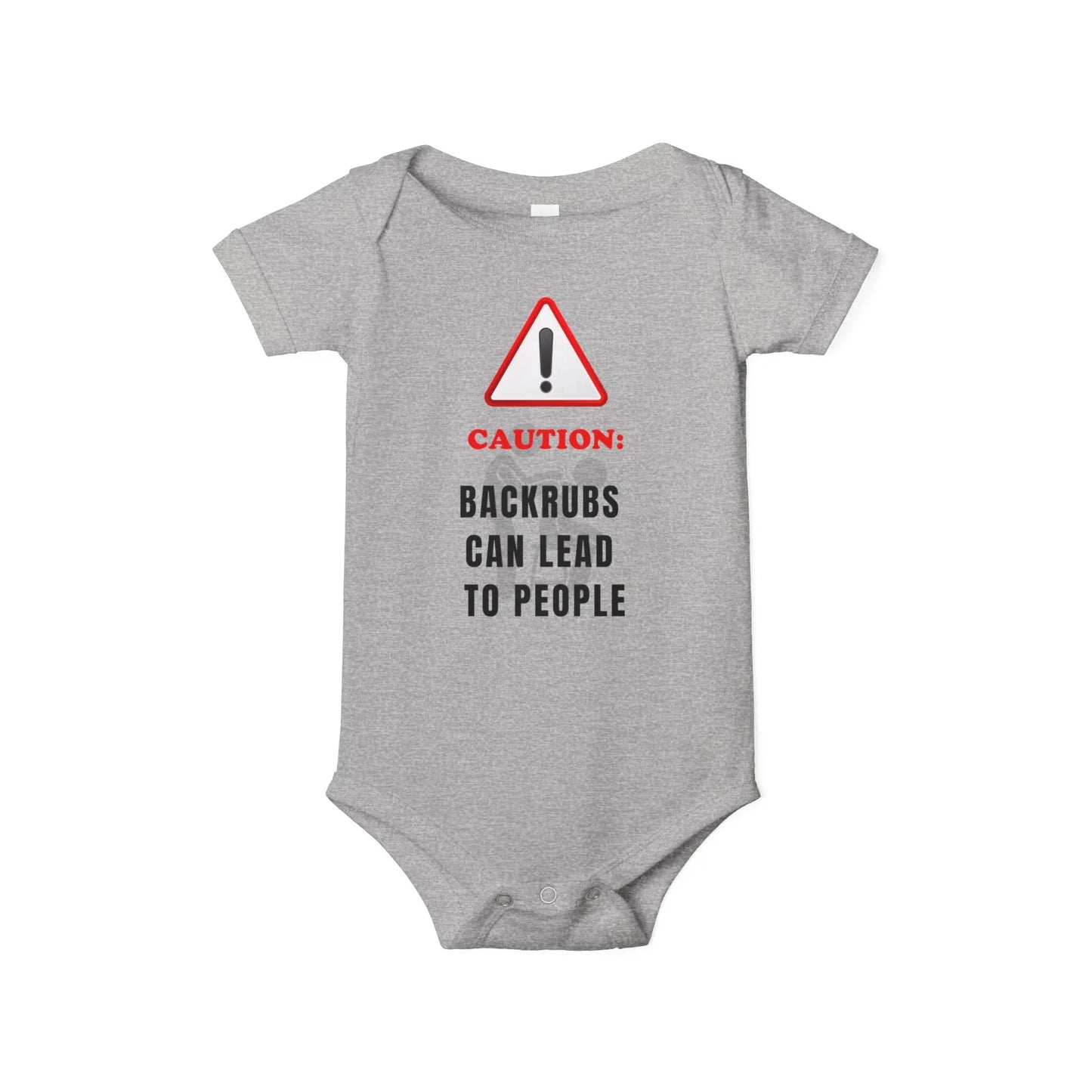 Funny Baby Shower Gift – “Backrubs Can Lead to People” Bodysuit - Handpicked Hub