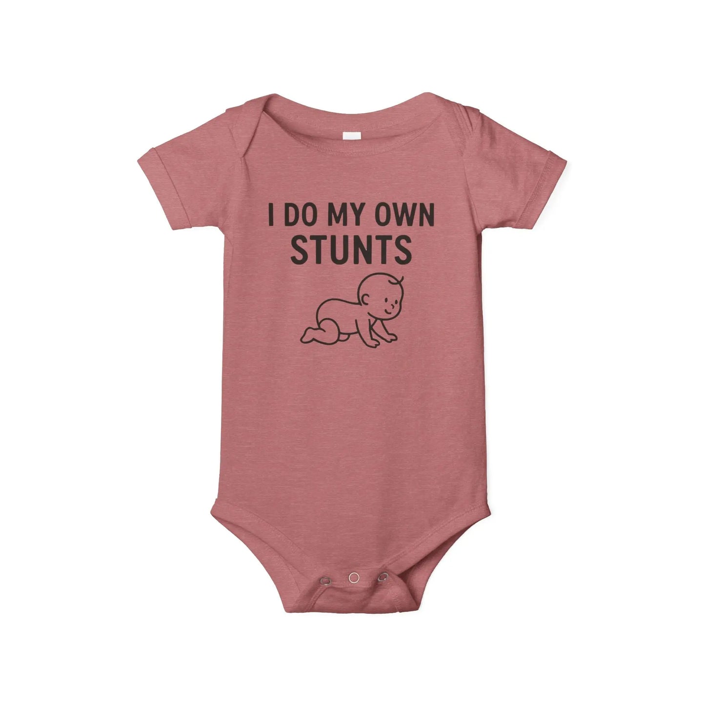 Funny Baby Onesie – “I Do My Own Stunts” – Soft Cotton Bodysuit for Little Daredevils - Handpicked Hub