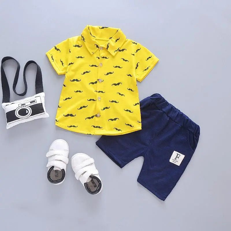 Tiny Tourist Set – Summer Shirt & Shorts Combo - Handpicked Hub
