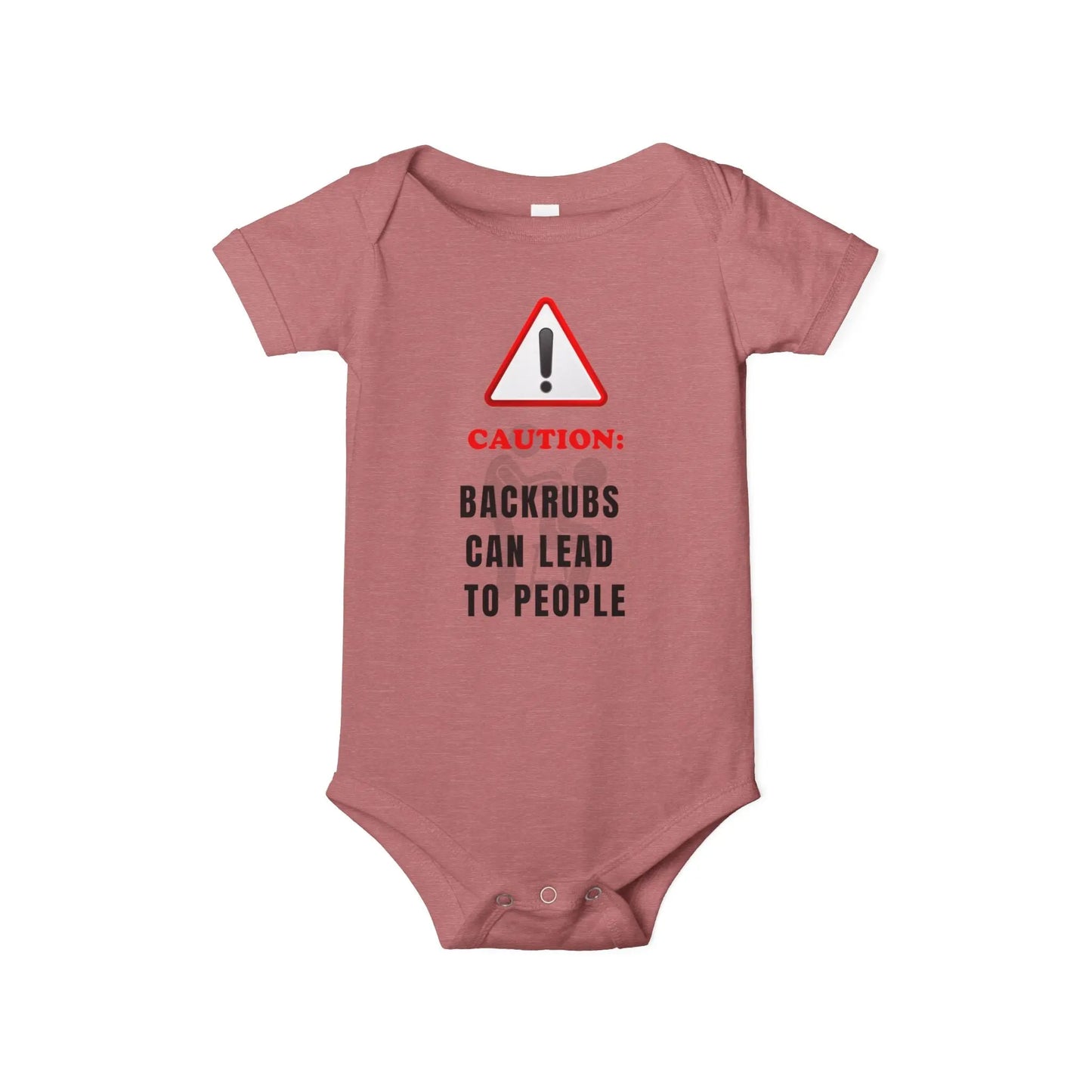 Funny Baby Shower Gift – “Backrubs Can Lead to People” Bodysuit - Handpicked Hub