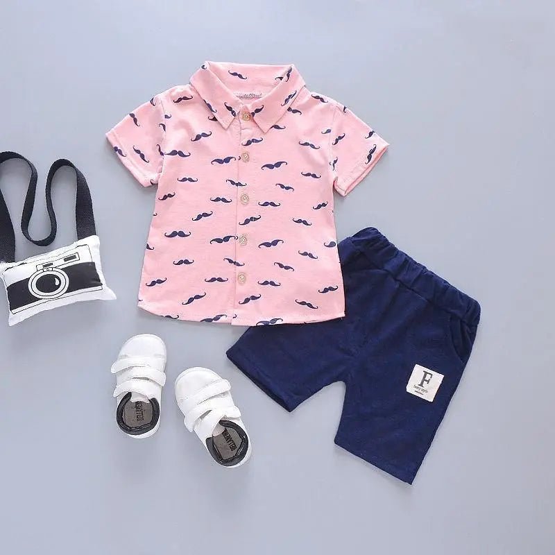 Tiny Tourist Set – Summer Shirt & Shorts Combo - Handpicked Hub