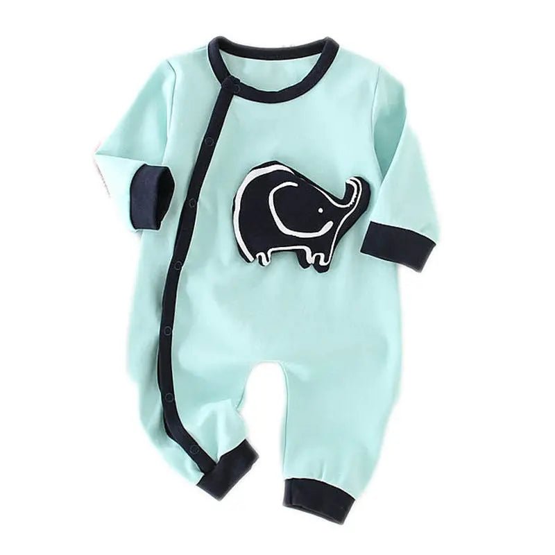 Little Layer™ Cotton Long Sleeve Baby Romper - Handpicked Hub