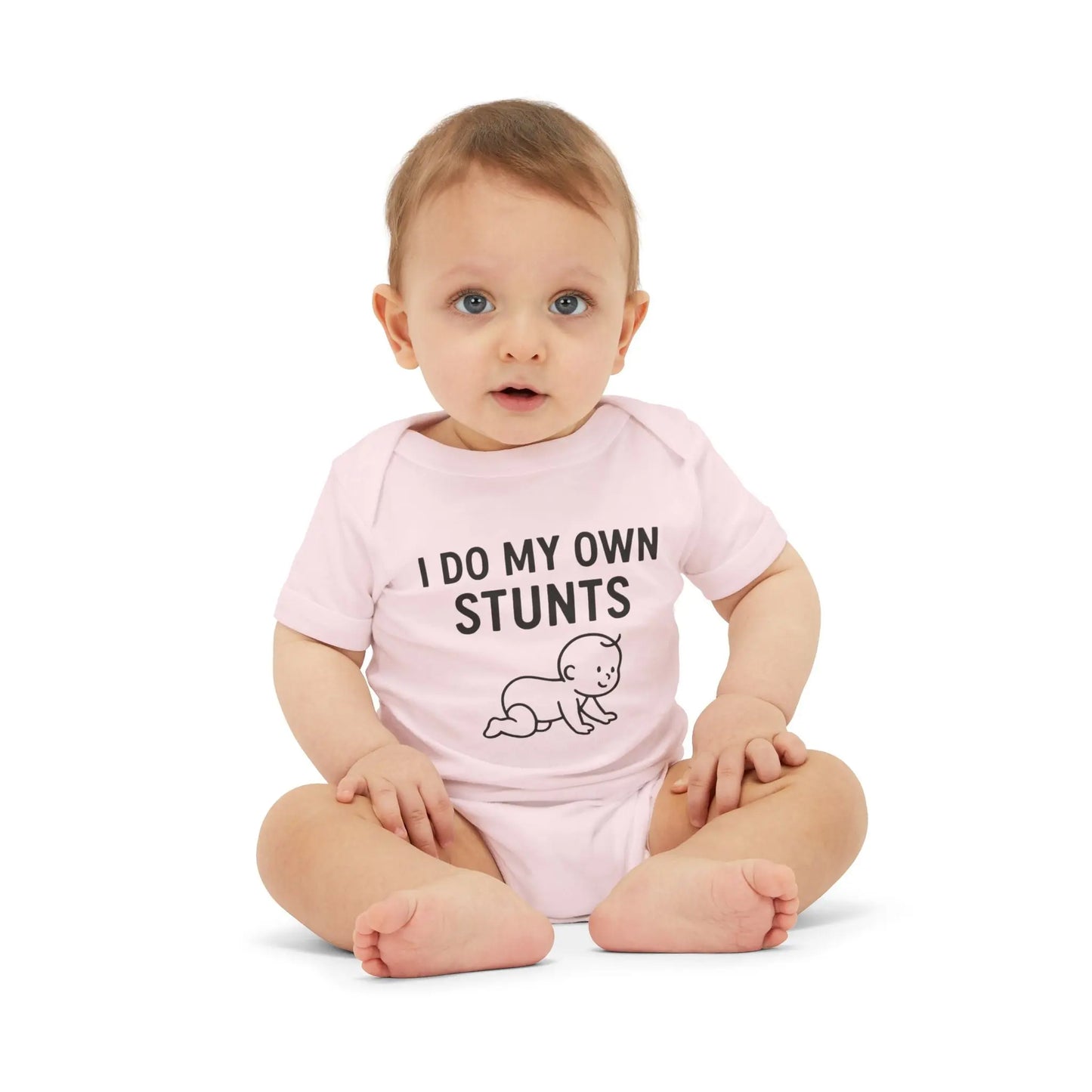 Funny Baby Onesie – “I Do My Own Stunts” – Soft Cotton Bodysuit for Little Daredevils - Handpicked Hub