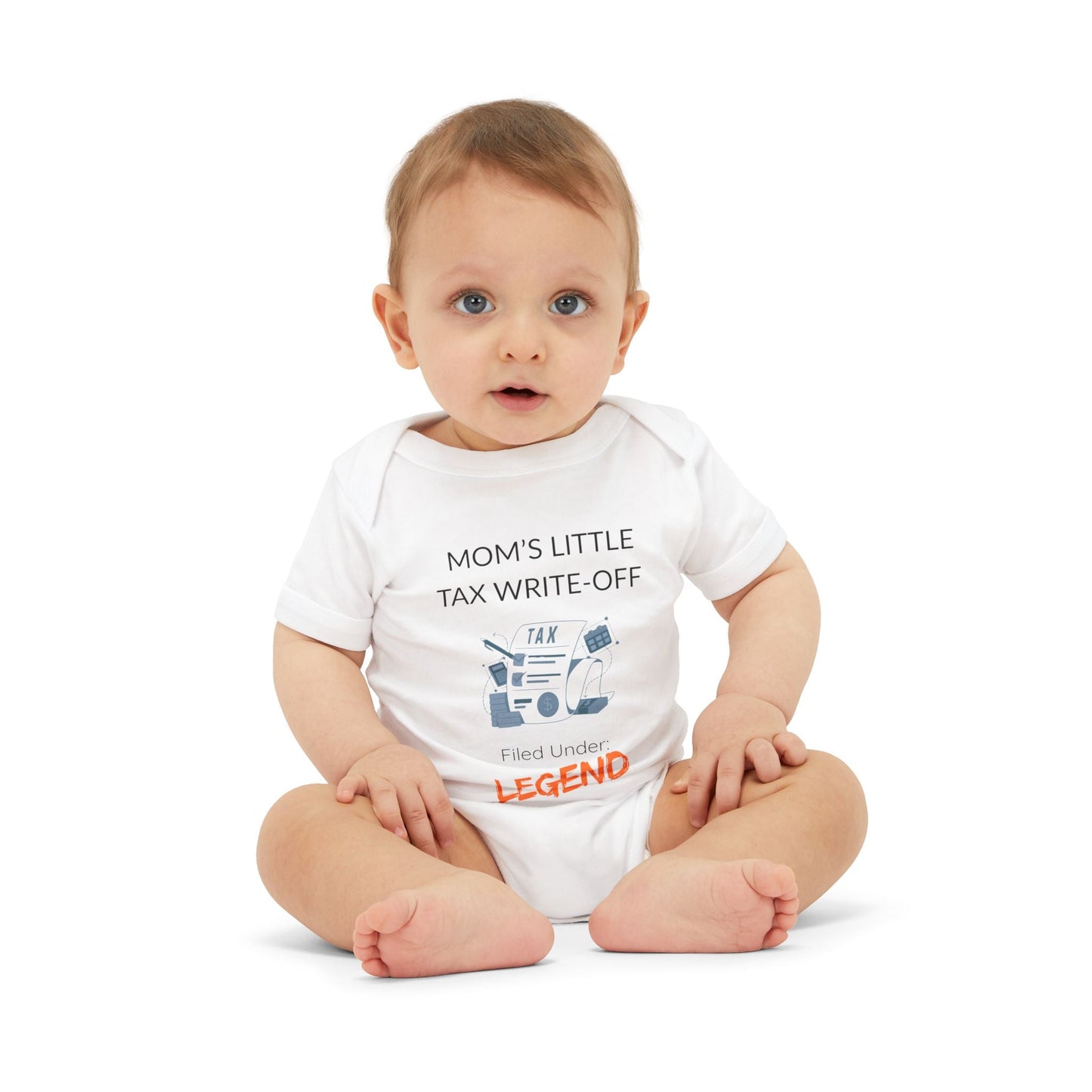 "Mom's Little Tax Write - off" - Onesie - Handpicked Hub