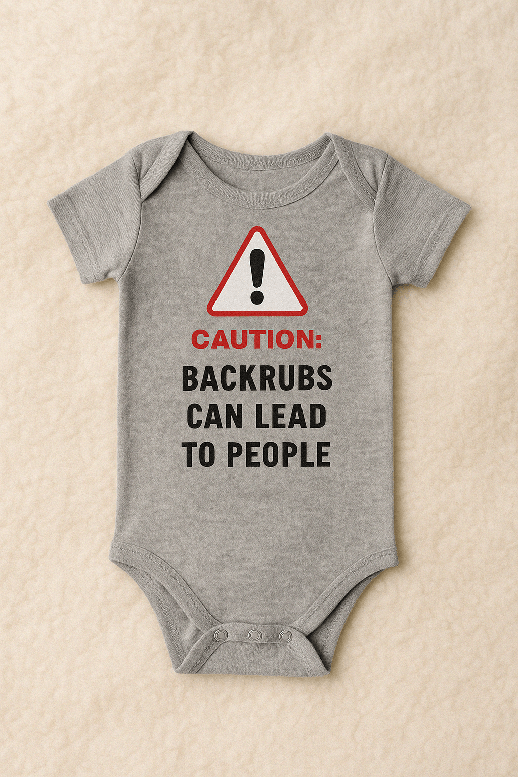 Funny Baby Shower Gift – “Backrubs Can Lead to People” Bodysuit - Handpicked Hub