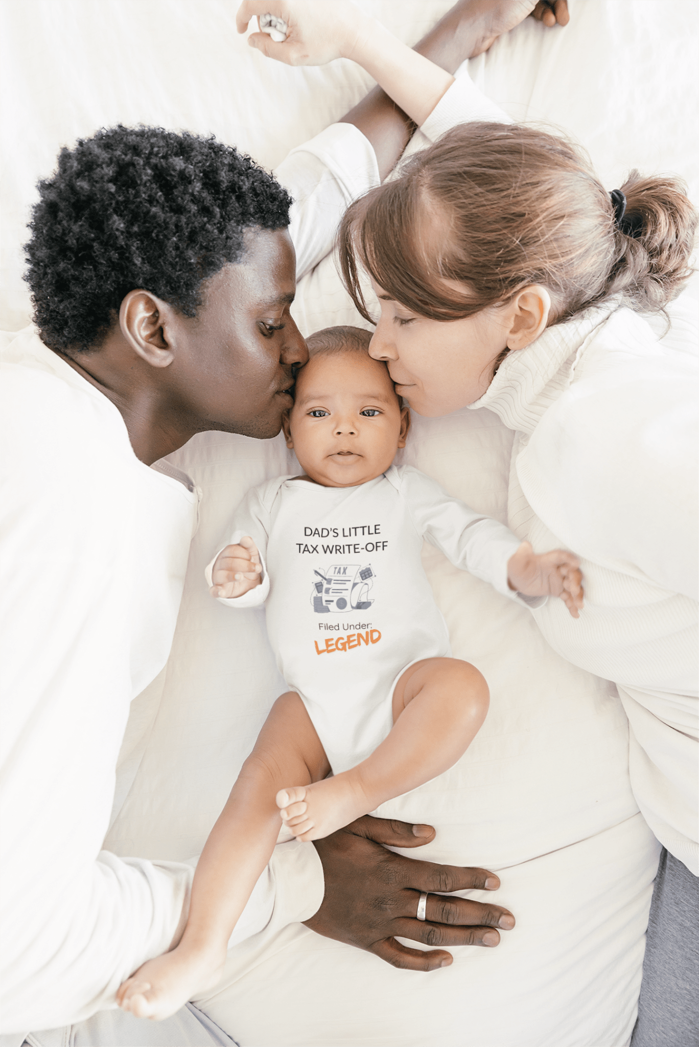'Dad's Little Tax Write - Off' - Onesie - Handpicked Hub