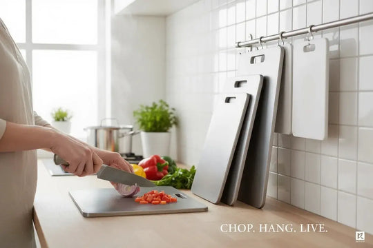 Stainless Steel Cutting Board Premium Double-Sided Handpicked Hub
