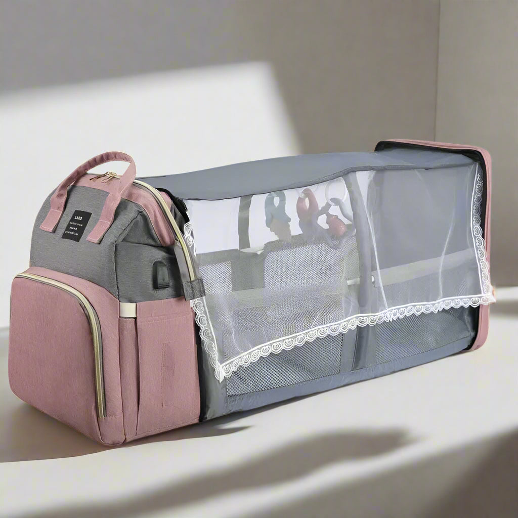 NapperPack™ – Foldable Baby Crib Backpack - Handpicked Hub