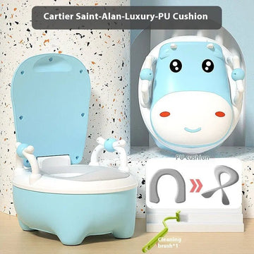 Blue Luxury PU Cushion