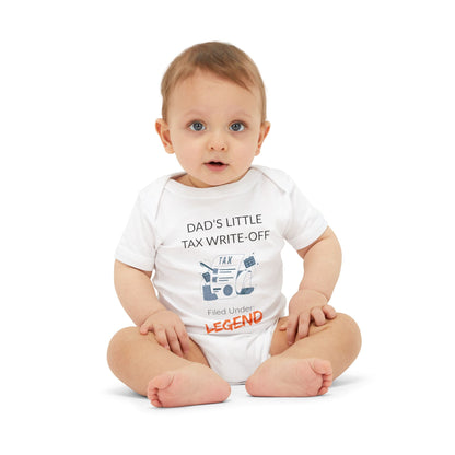 'Dad's Little Tax Write - Off' - Onesie - Handpicked Hub