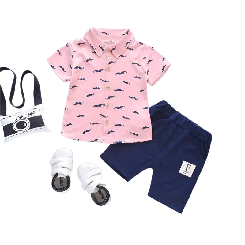 Tiny Tourist Set – Summer Shirt & Shorts Combo - Handpicked Hub