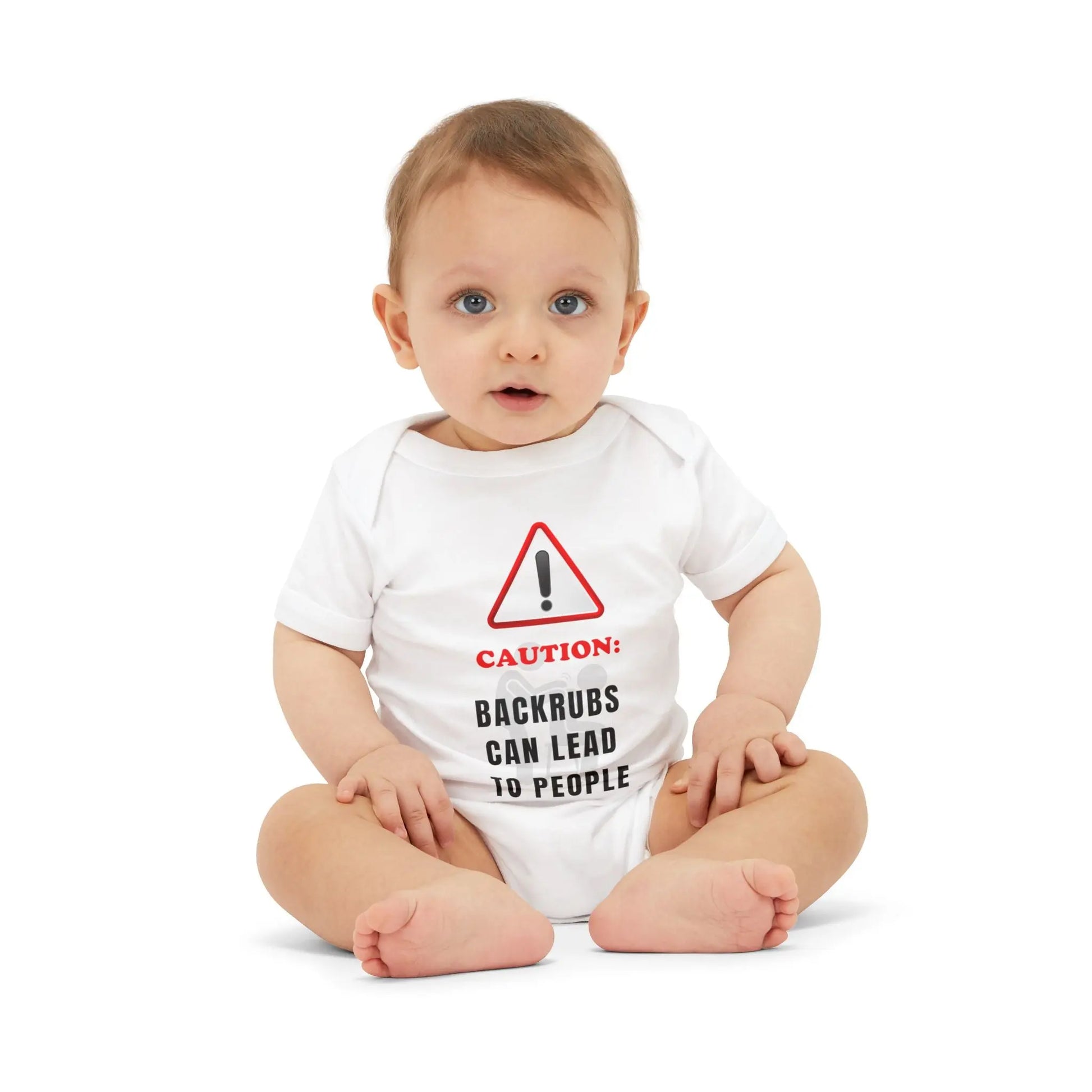 Funny Baby Shower Gift – “Backrubs Can Lead to People” Bodysuit - Handpicked Hub