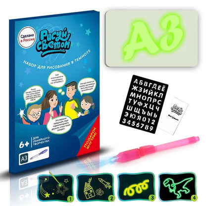 GlowPad™ 3D Magic Drawing Board - Handpicked Hub