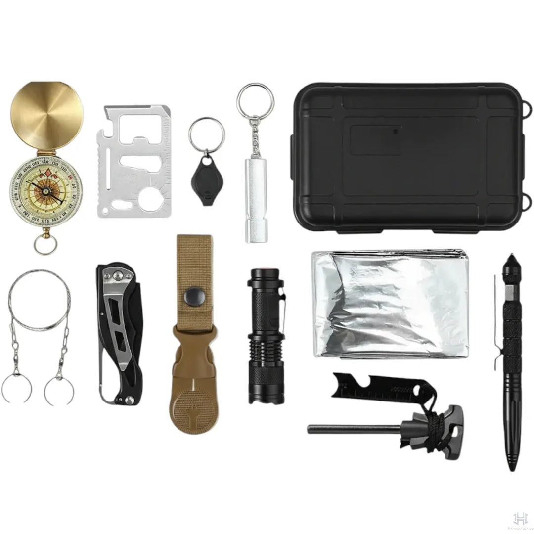 14-in-1 Emergency Survival Kit - Professional Outdoor Gear Handpicked Hub