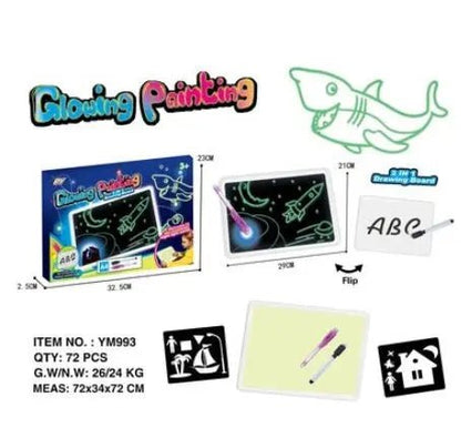 GlowPad™ 3D Magic Drawing Board - Handpicked Hub