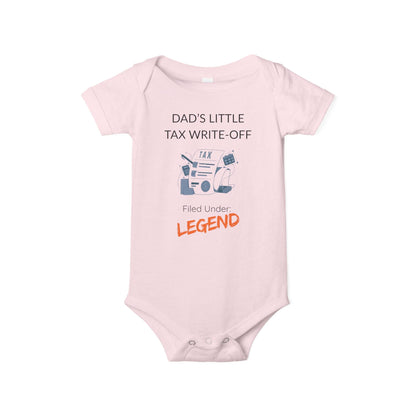 'Dad's Little Tax Write - Off' - Onesie - Handpicked Hub