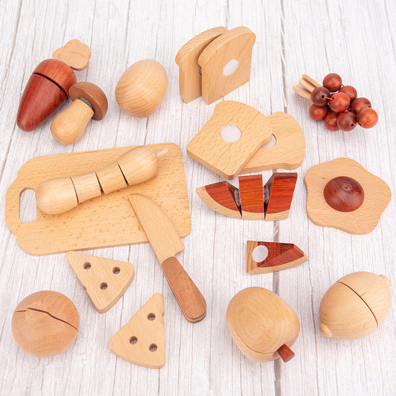 Wooden Magnetic Cutting Fruit & Vegetable Toys - Fun and Educational Playtime