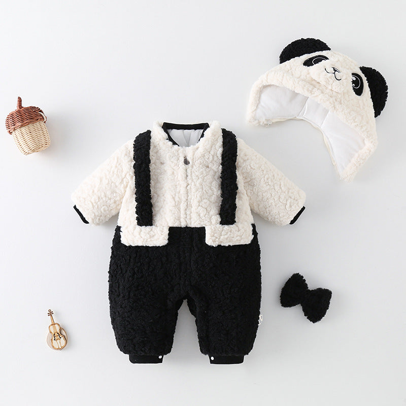 Fleece-Knitted Onesie - Cozy and Adorable for Winter