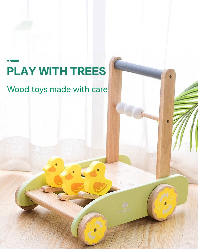 Wooden Baby Walker - Fun and Safe First Steps for Your Little One