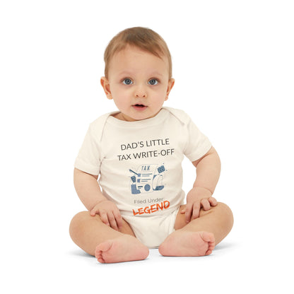 'Dad's Little Tax Write - Off' - Onesie - Handpicked Hub