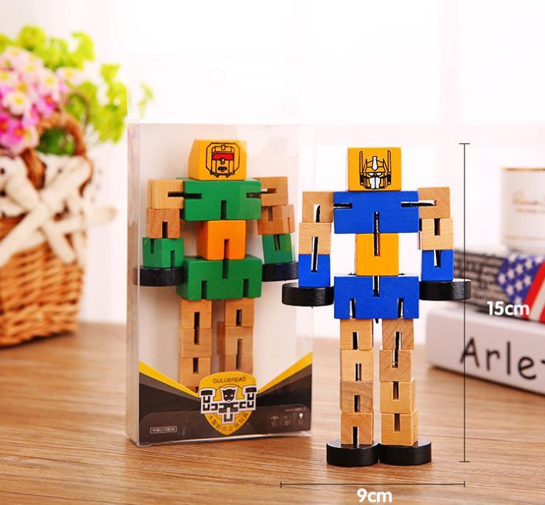 Wooden Robot Toys - Creative and Engaging Playtime Fun