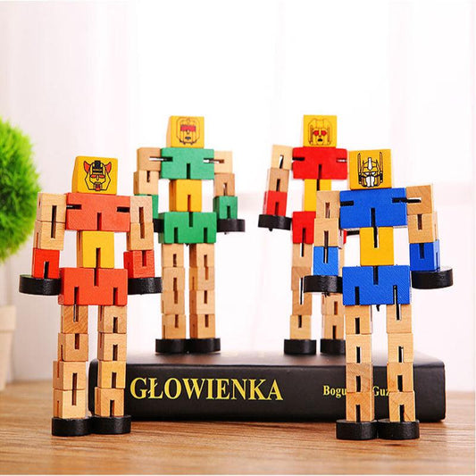 Wooden Robot Toys - Creative and Engaging Playtime Fun