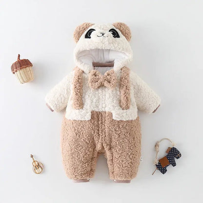 SnuggleBug™ Winter Fleece Baby Onesie - Handpicked Hub
