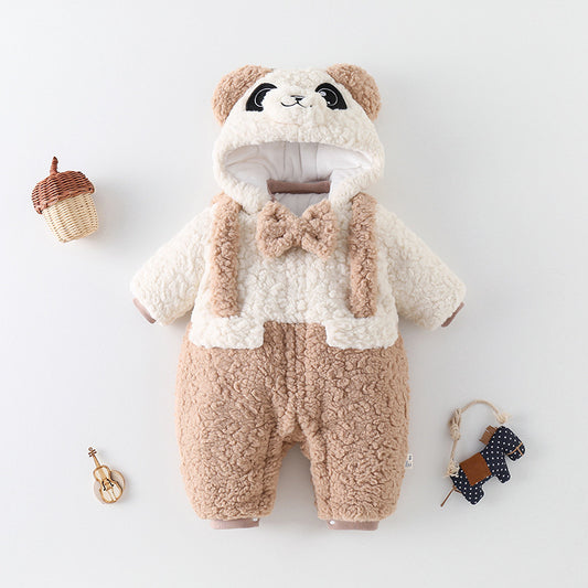 Fleece-Knitted Onesie - Cozy and Adorable for Winter