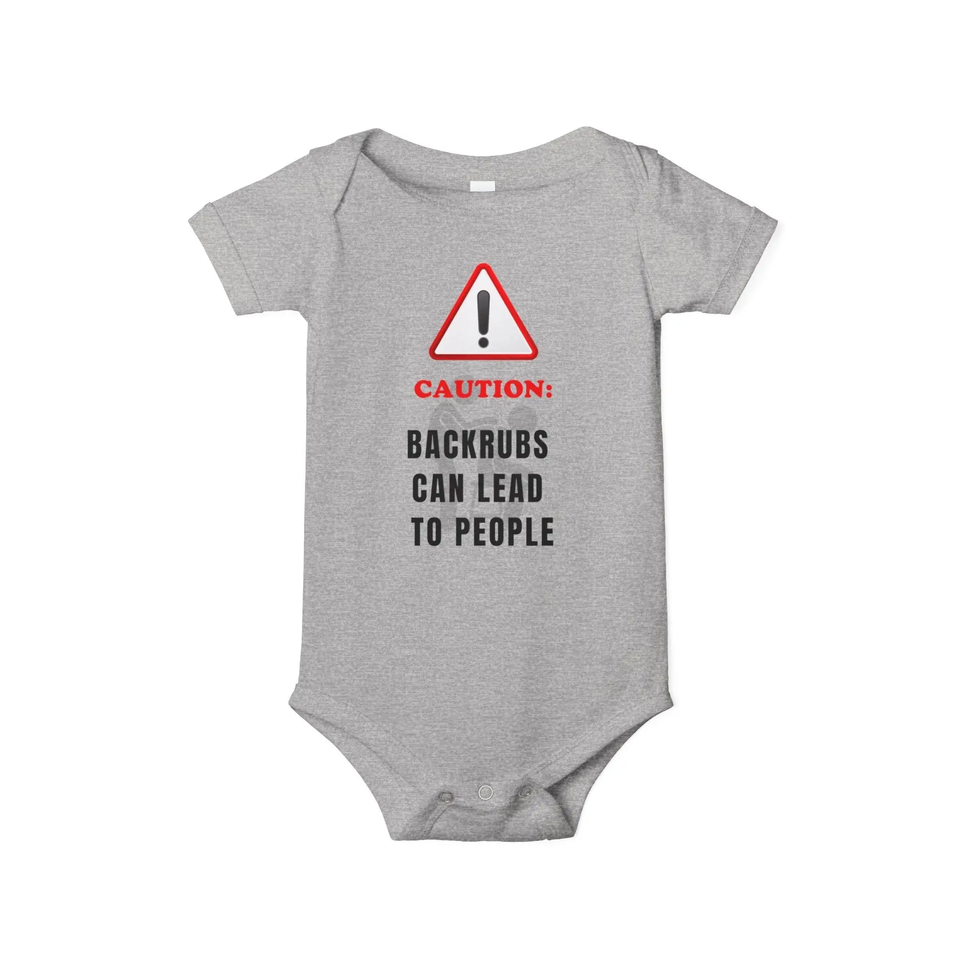 Funny Baby Shower Gift – “Backrubs Can Lead to People” Bodysuit - Handpicked Hub