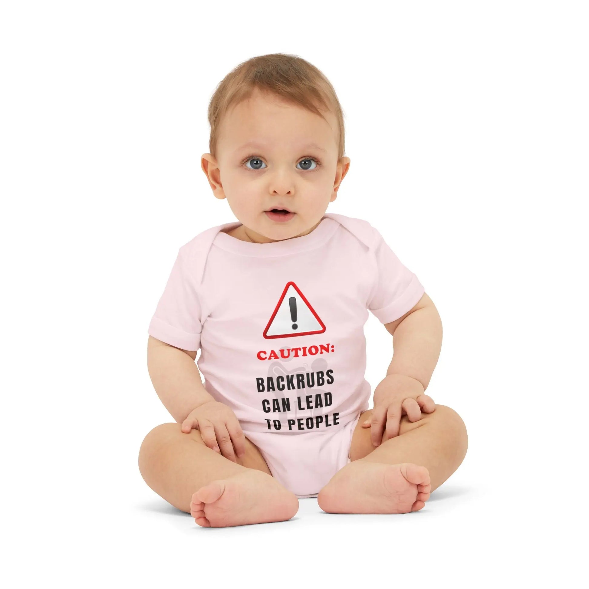 Funny Baby Shower Gift – “Backrubs Can Lead to People” Bodysuit - Handpicked Hub
