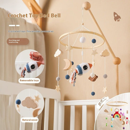 Nordic Style Wooden Baby Car Hanging Wind Chimes Handpicked Hub
