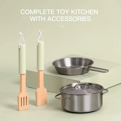 Mini Chef Station™ – Deluxe Wooden Play Kitchen Set - Handpicked Hub