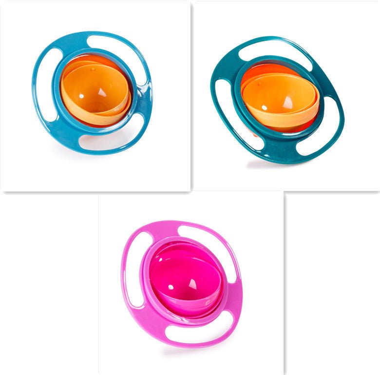 Spill - Proof Magic Snack Bowl – 360° Rotating Gyro Bowl for Toddlers - Handpicked Hub