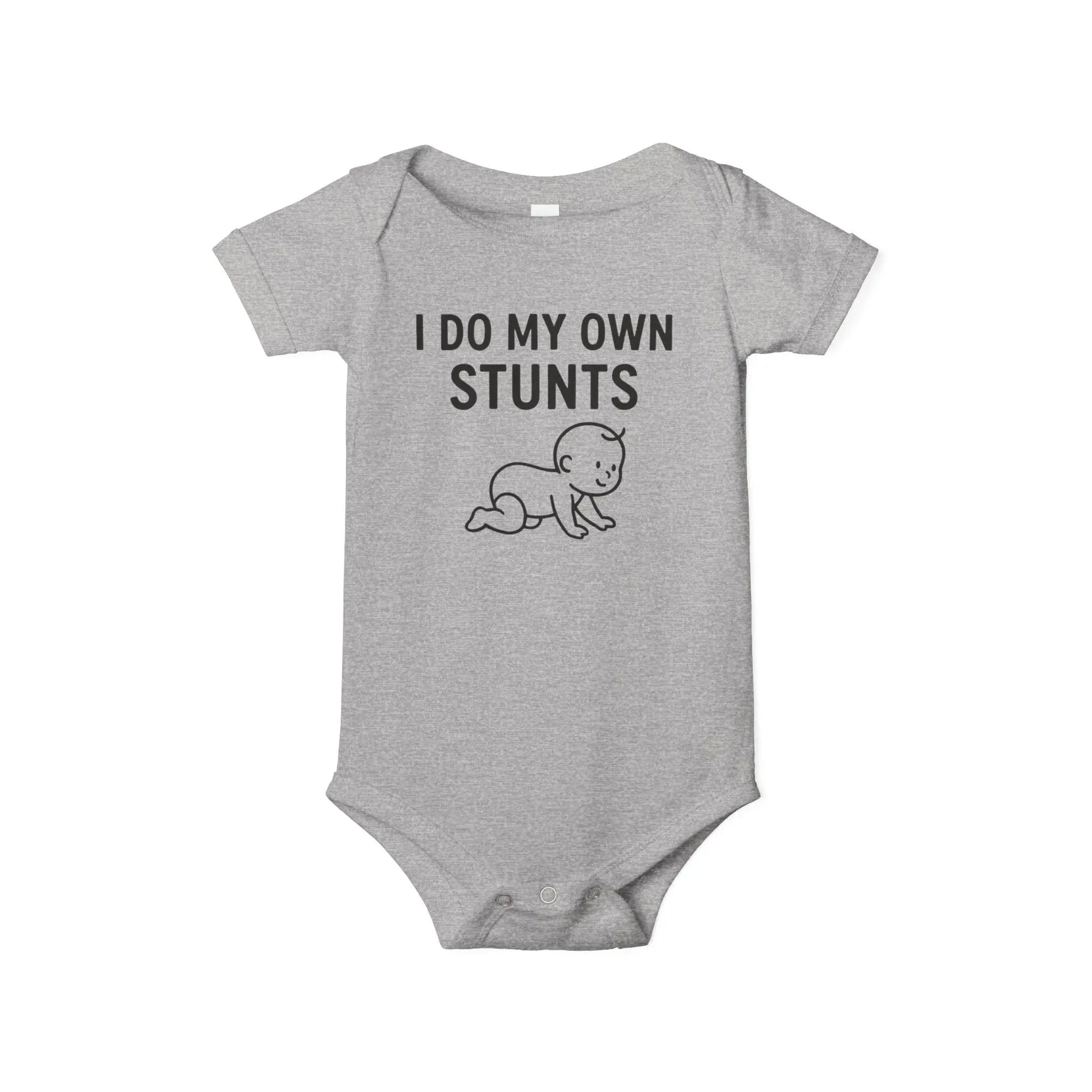 Funny Baby Onesie – “I Do My Own Stunts” – Soft Cotton Bodysuit for Little Daredevils - Handpicked Hub