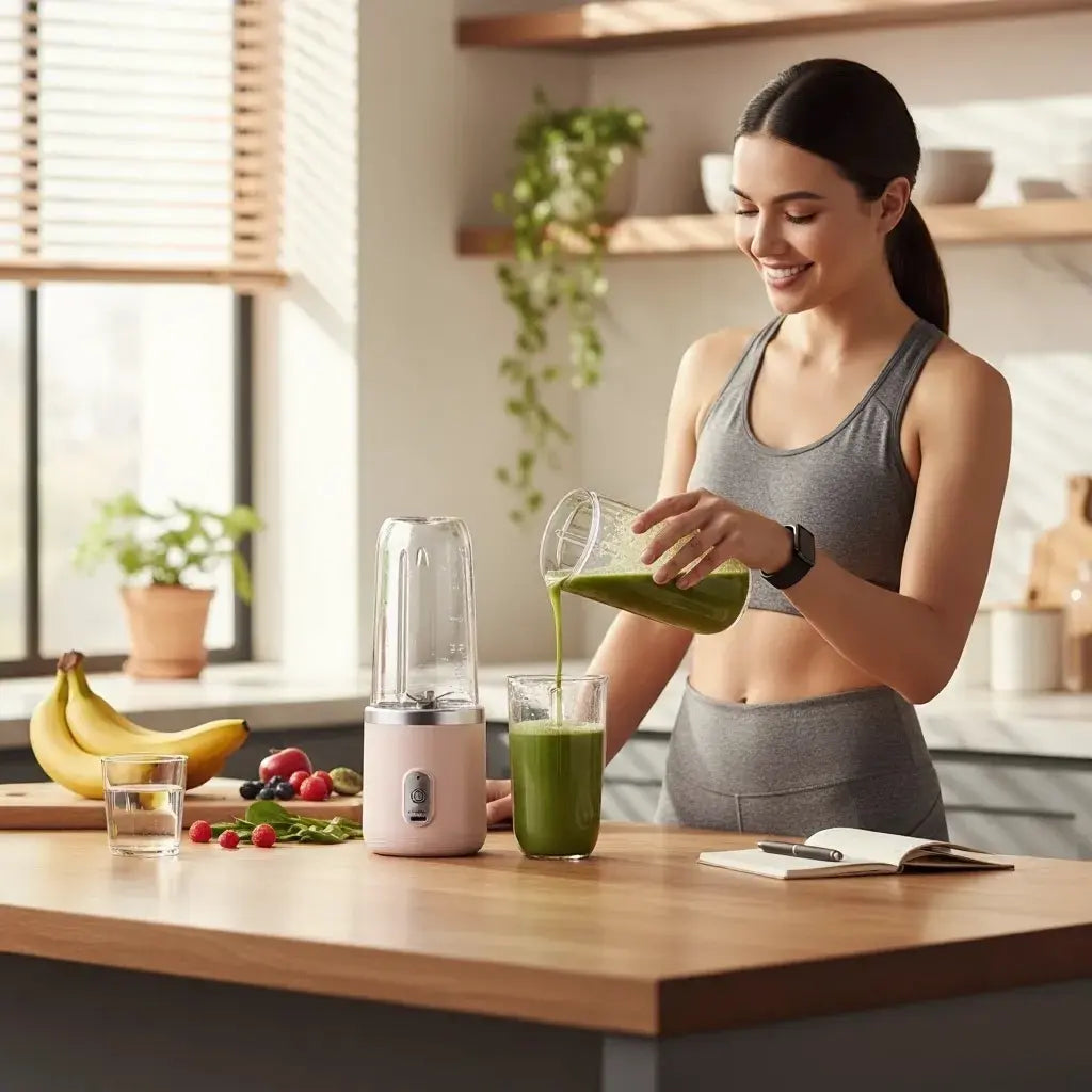 PowerBlend Pro - 13.5oz Portable Smoothie Blender with 6-Blade Technology Yellow Pandora