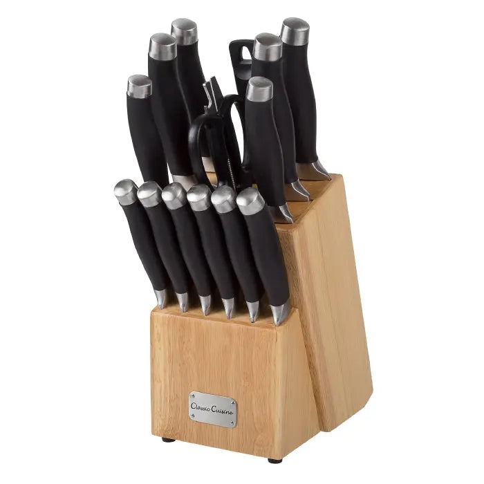 Classic Cuisine 82-250W907 Professional Quality Stainless Knife Set - Rose Chloe