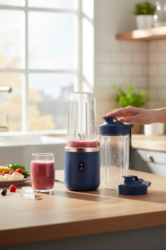 PowerBlend Pro - 13.5oz Portable Smoothie Blender with 6-Blade Technology Yellow Pandora