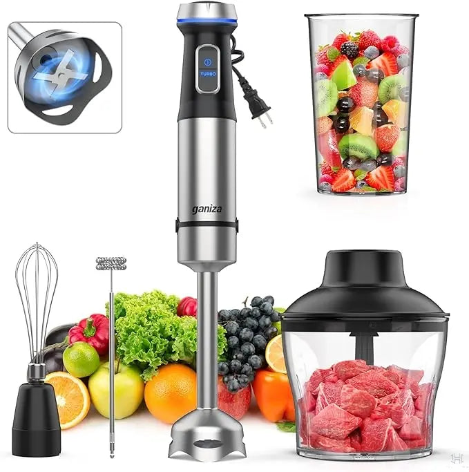 Ganiza 1000W 5-in-1 Immersion Hand Blender - Handpicked Hub